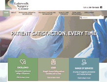 Tablet Screenshot of lakewalk.com